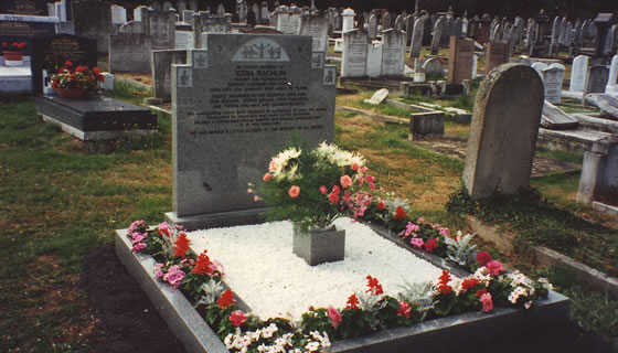 Ezra's grave